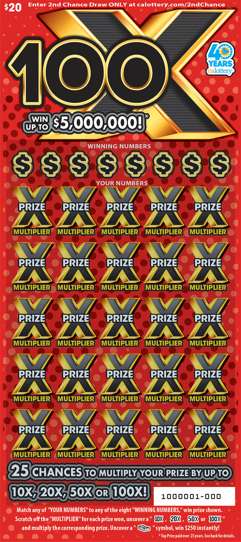 Original 100X The Cash (#1722)