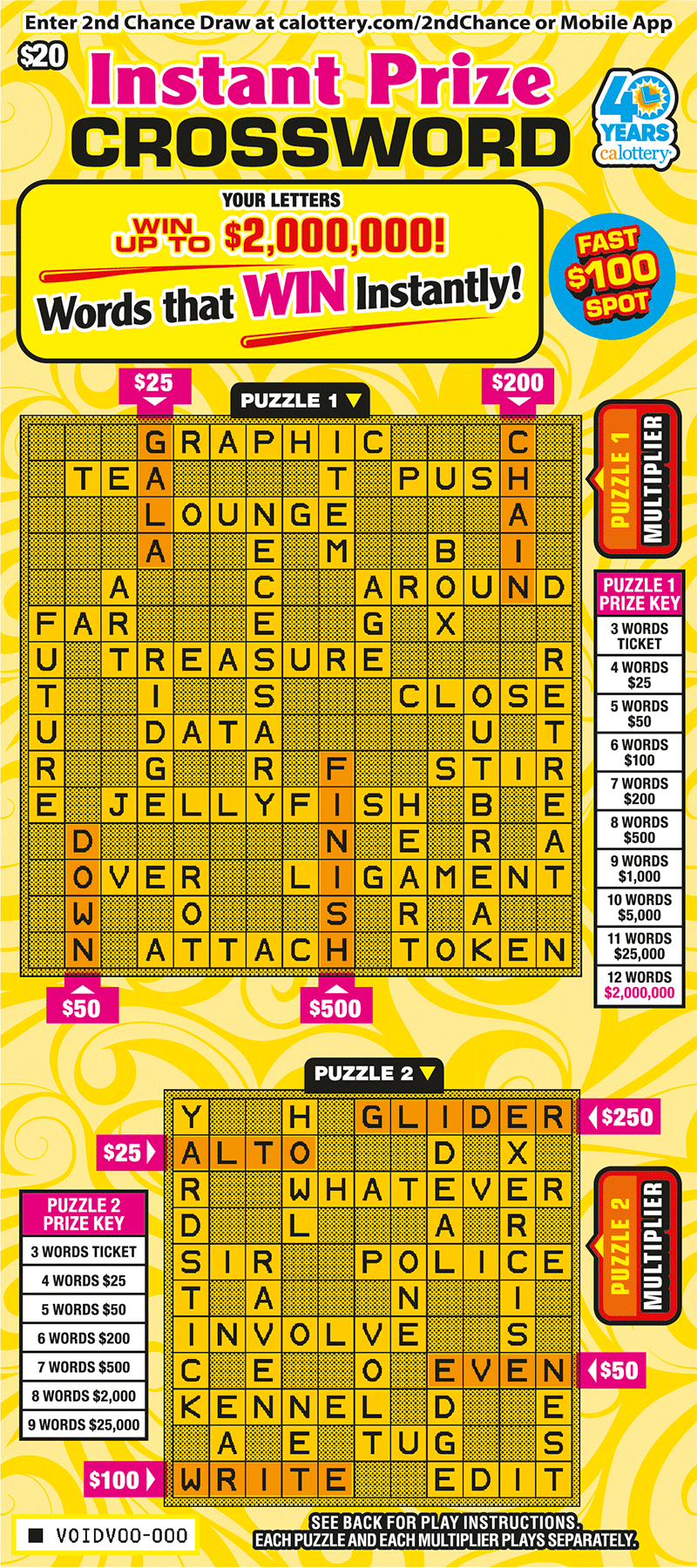 Original Instant Prize Crossword (#1682)