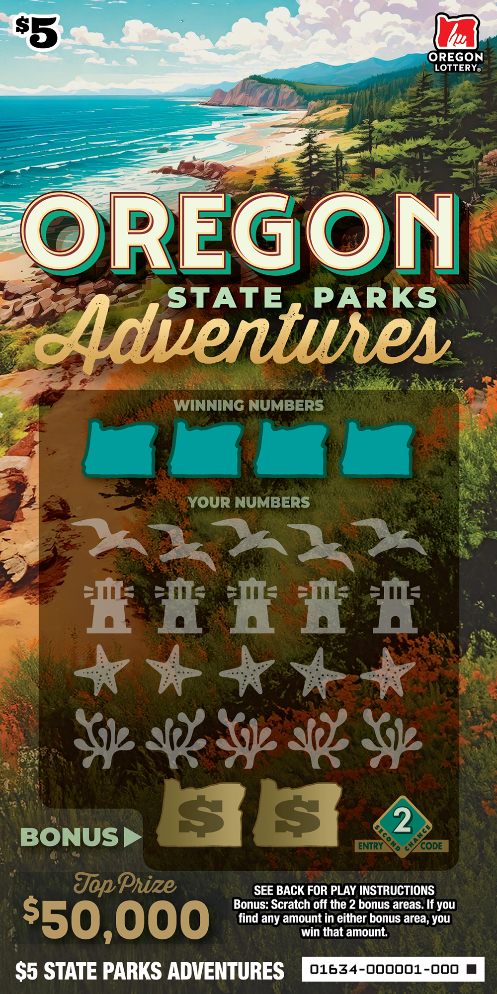 Oregon State Parks Adventures Scratch-it family