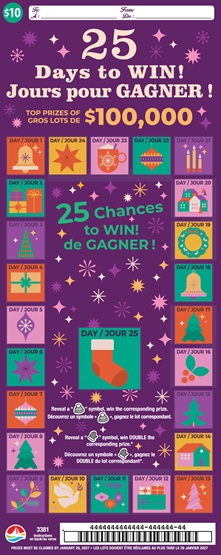 25 DAYS TO WIN!