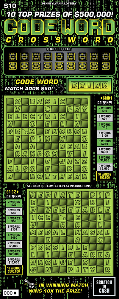 Code Word Crossword