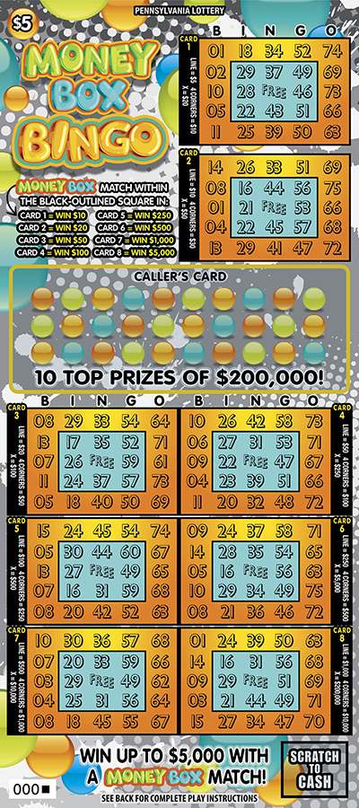 Money Box Bingo